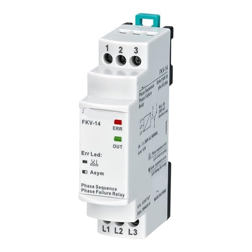 Relé de secuencia de fase FKV-14 asimetría fija 380V para motores trifásicos