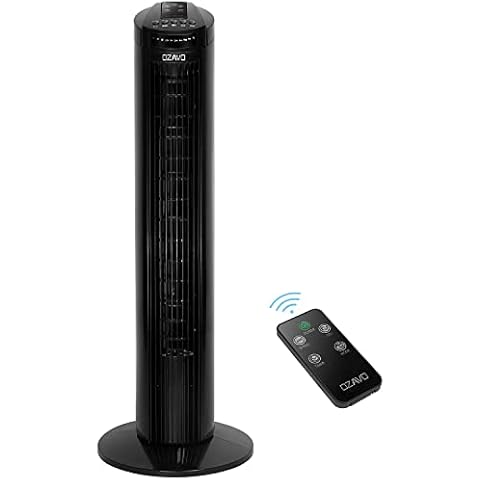 OZAVO Ventilador de Torre con Control Remoto y Temporizador Cover