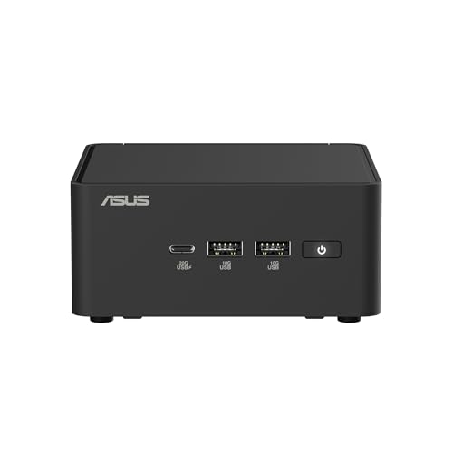 ASUS Mini PC | NUC 15 Pro | Schwarz | Core 5 210H | RAM: 16GB | SSD: 1TB | Windows 11 Pro | Office 2024 Pro | Sicherungsstick