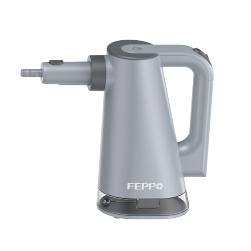 FEPPO Steam Mop Main Unit - Versatile Detachable Handheld Steamer for Deep Cleaning Floors, Tiles, Grout, Kitchen & Bathroom(Gray)