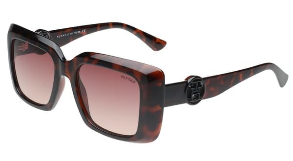 Women's Brown Square Sunglasses-image-1