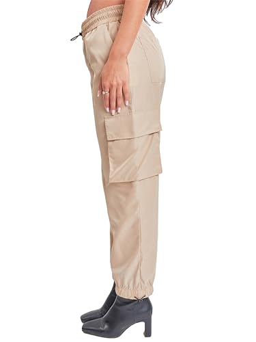 YMI Jeans Women's Nylon Cargo Joggers2
