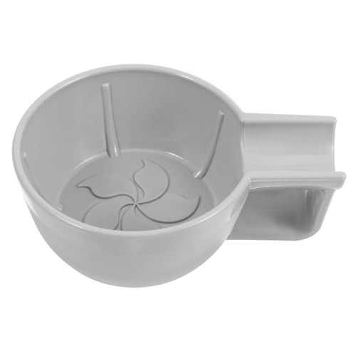 FRCOLOR Men Shaving Soap Bowl Delicate Small Cup for Easy Lathering Portable Design Stylish with Textured Finish for Home Travel Use