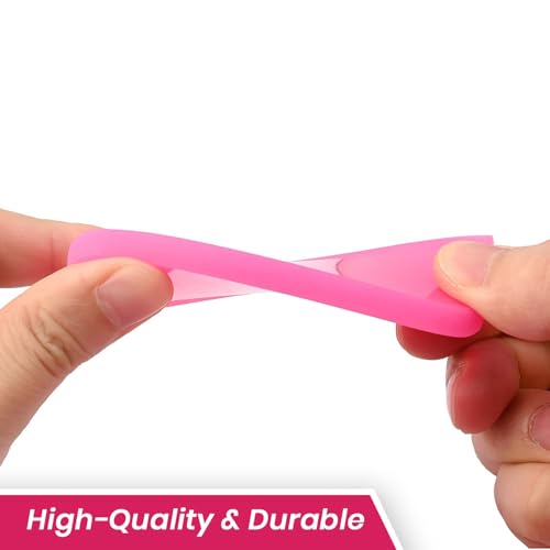Image of PPF Squeegee Window Tint Tools Window Edge Trimming Scarper for Curved Surfaces Auto Car Paint Protection Film Install Tool (Pink) - Set of 5