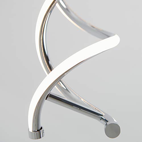 Artika DNA 13W LED Modern Pendant Light Fixture, Chrome Finish Ideal for Dining Room, Kitchen Island Light - 1000 Lumens, 3000 Kelvin, Made of Aluminum, No Bulb Required - Image 4