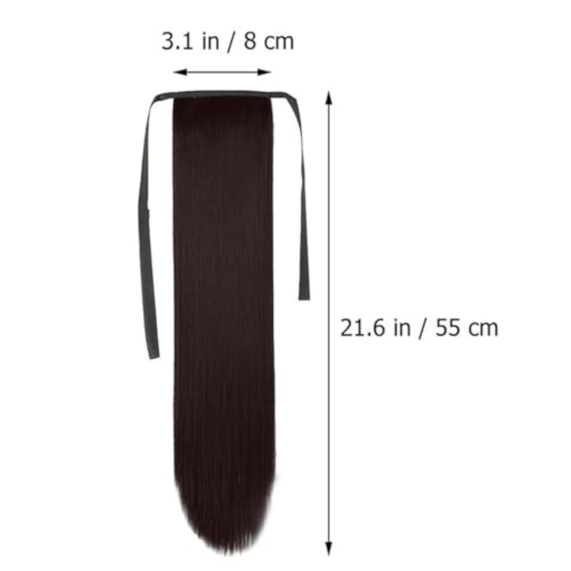 Silky Soft Ribbon Hair Extensions, Brown