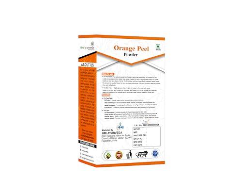 Image of Orange Peel Powder For Face and Skin Cleansing (200 Grams)
