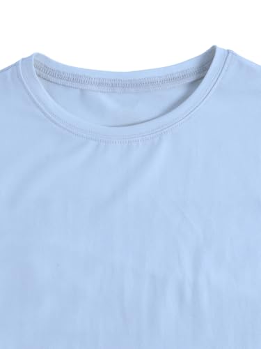 Image of SOLY HUX Girl's Short Sleeve Graphic Tees Crew Neck Beach Tops Casual Summer T-Shirts
