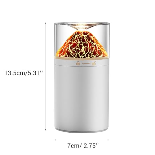 Volcano Humidifier, 300ml, 2 modos humidificación miniatura 4