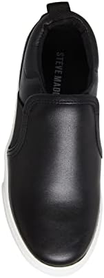 Steve Madden Boys Shoes Boy's Elliott Sneaker, Black, 5 Big Kid | Image 4