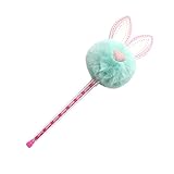 WOFASHPURET 3 piezas plumas neutras plumas 0,5 mm plumas niño pluma de tinta gel plumas de gel de tinta de dibujos animados orejas de conejo pluma de la firma pluma de gel pluma de peluche