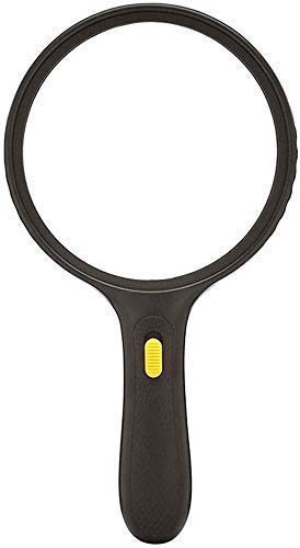 Lupe, 30X 60X 90X Hand aus der Tasche Lupe Vergrößerung Kleine tragbare UV-Lampe mit LED