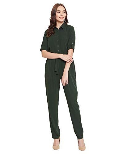Image of Uptownie Lite Women's Green Maxi Jumpsuit