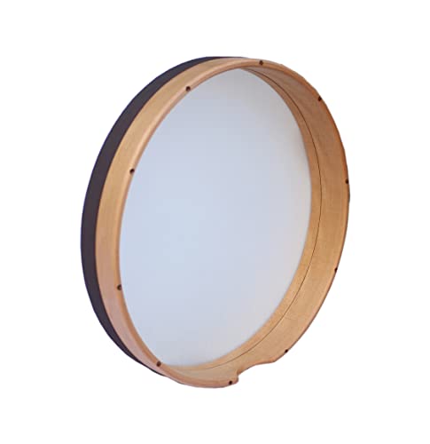 Professional Bendir Drum, Wood Frame with Fiber Skin Head, Tunable Percussion Instrument FTB-4