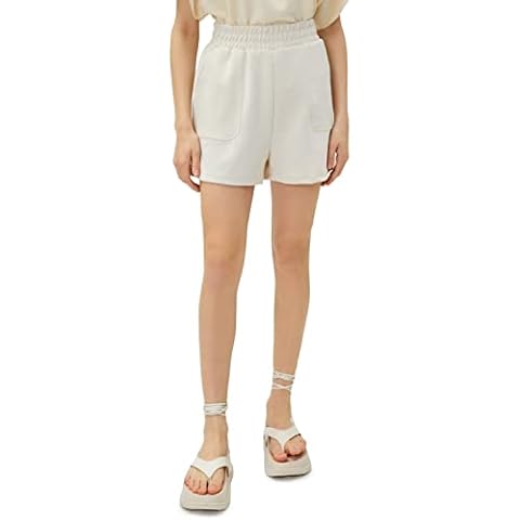 Koton Women's Beige Modal Blended Shorts Cover