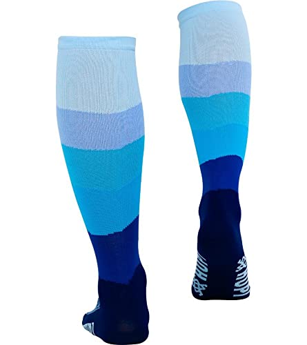 Meia HUPI Longa Oceano, Cor: AZUL