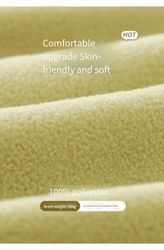 Kids Fleece Jacket, Color Block Hooded Coat, Full-Zip Winter Outerwear with Pockets, (US, Numeric Height, 150, Fruit green)4