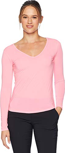Image of Jamie Sadock Sunsense Long Sleeve Layering Top Flamingo /Venus LG