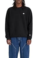 Champion Men's Reverse Weave Crew, Black, X-Large