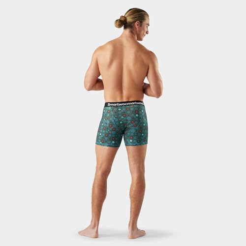 Image of Smartwool Men's Merino Print Boxer Brief Boxed