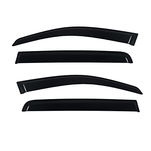 Visor De Ventana para Ford para Ranger 2012~2022 para Wiltrak para Raptor T6 T7 T8 XL XLT PX PX2 PX3, Protector Lluvia Doble Cabina Protectores Ventanas