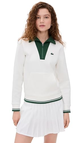 Lacoste Women's Heritage Quarter Zip Sweatshirt