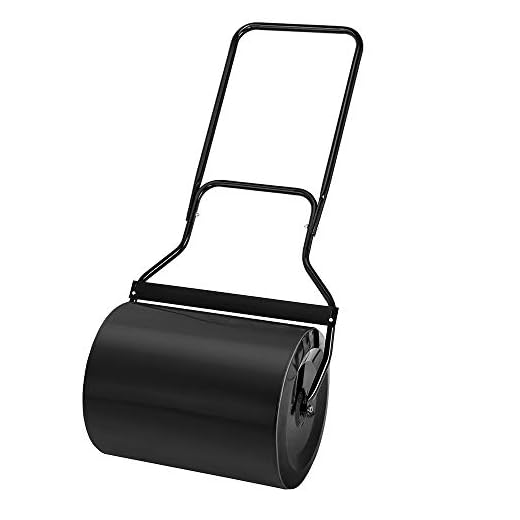 ROVSUN Lawn Roller Water Filled, Push Pull Garden Yard Kit 16-Inch by 19.5-Inch
