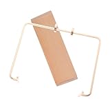 jojofuny Support Calendrier à Rabat Fer avec Base Bois Rack Bureau Élégant et Fonctionn...