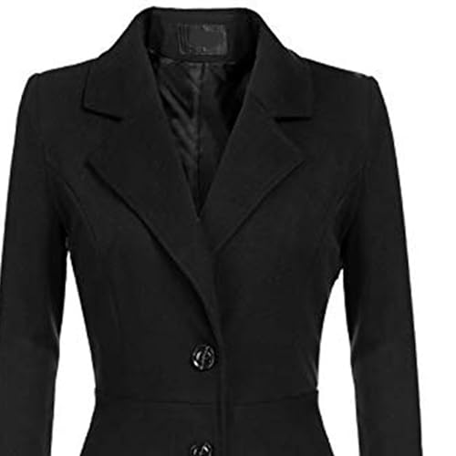 Maiyifu-GJ Women's Winter Warm Wool Dress Overcoat Notch Lapel Single Breasted Coat Elegant Lapel Long Trench Coat Jacket4