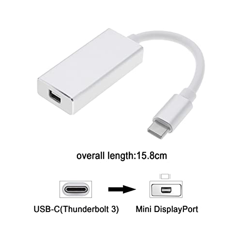 YINETTECH USB-C to Mini DP Adapter USB Type C to Mini DisplayPort Converter Cable for Computer PC Desktop Laptop Projector High-Definition Television Monitor Set-Top Box - Image 4