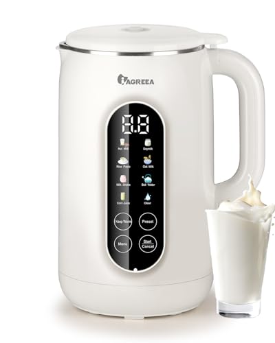 IAGREEA 8-in-1 Nut Milk Maker with Self-Cleaning