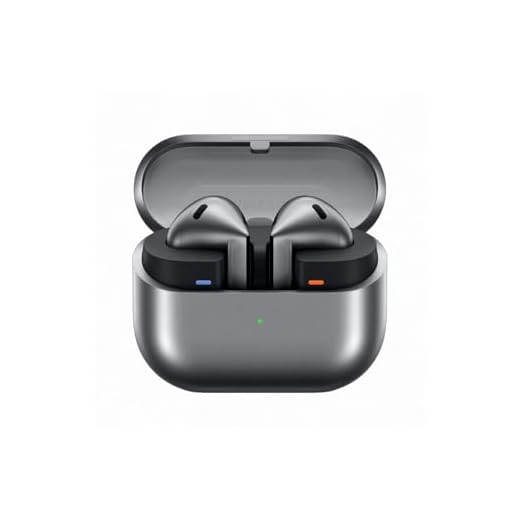 SAMSUNG Galaxy Buds3 kabellose Kopfhörer mit aktiver Geräuschunterdrückung Silber, bunt, S71004447