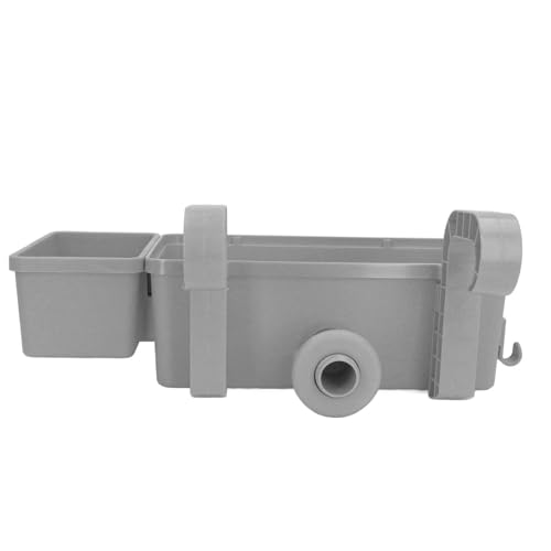 Cesta de Armazenamento Ajustável à Beira da Piscina, Cesta Suspensa Dobrável Com Suporte para Copos