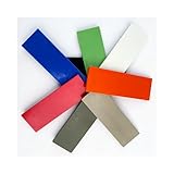 2 Stück G10 Fiberglas-Epoxid-Messergriffe – 6mm Dick, DIY-Bastelmaterial, 120x40/160x50mm – Leichtes Messerschaftzubehör(Green,160x50x6mm)