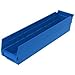 Shelf Bin [Set of 12] Color: Green, Size: 4" H x 11.13" W x 23.63" D