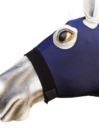 Image of XL Horse Comfort Stretch Sleazy Full Body Sheet Neck Navy 521MW03NV