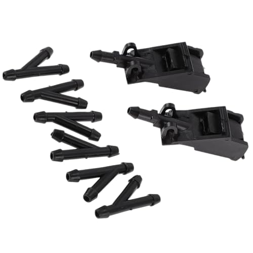 Gicleur d'essuie-glace avant 6E0955985 pour Touareg Beetle et connecteurs de tuyau