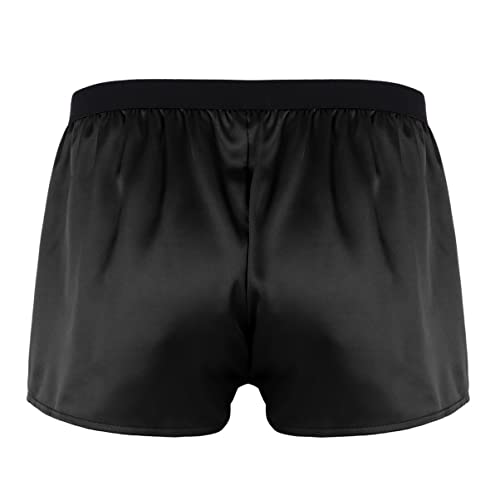Men's Satin Silky Boxer Shorts Underwear Summer Sports Panties Short Pants Swimwear3