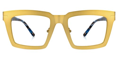 Image of VOOGLAM Rectangle Blue Light Blocking Glasses for Women Men Anti Eyestrain Dry Eyes Eyewear Arnal