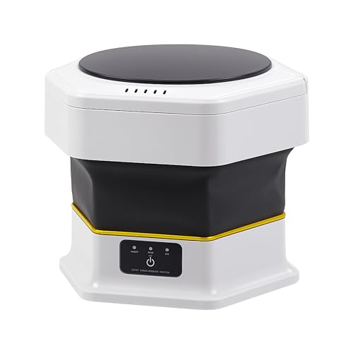 Image of Mini Washing Machine for Clothes | Portable Automatic Washer with USB Power | Compact Laundry Machine for Travel, Baby Clothes, Underwear & Small Loads | Foldable & Lightweight Design