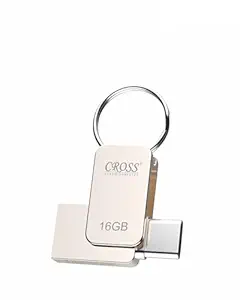 CROSS Type-C OTG 16GB PENDRIVE/Premium Metal Body with USB 3.0 Technology | 180 Mbps HIGH Speed Data Transfer | Compatible with Smartphones, LAPTOPS, TV'S, Gaming Console ETC. (16 GB)