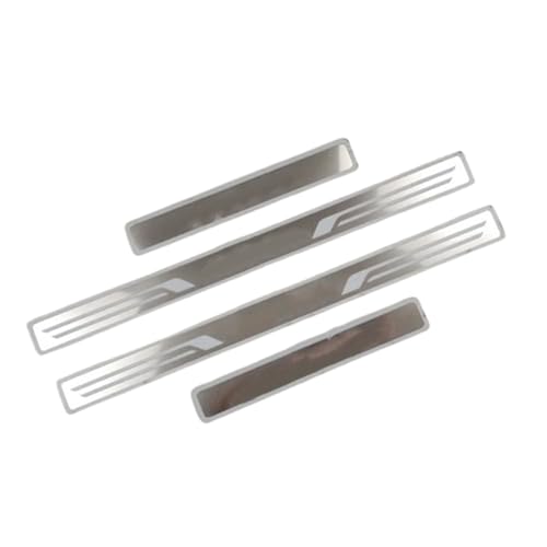 Seuil de porte acier inoxydable Skoda Fabia 2007-2020 kit plinthe auto protection