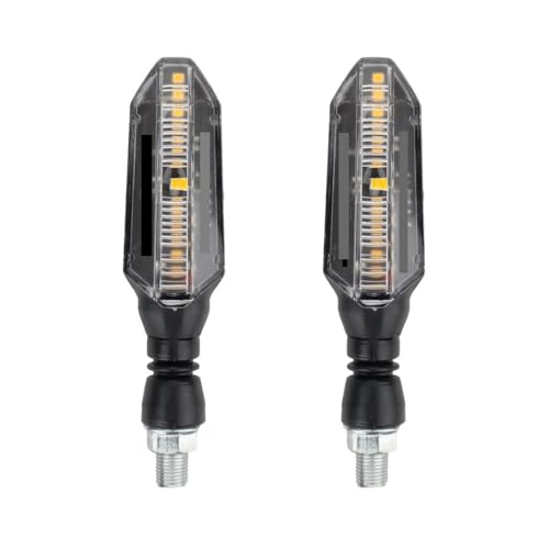Luces intermitentes amarillas de moto para rutas urbanas y viajes