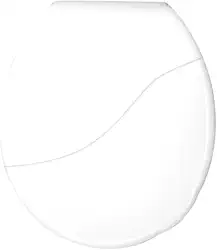 Assento Tampa para Vaso Sanitário Oval Bellart Almofadado Slim Branco Durín