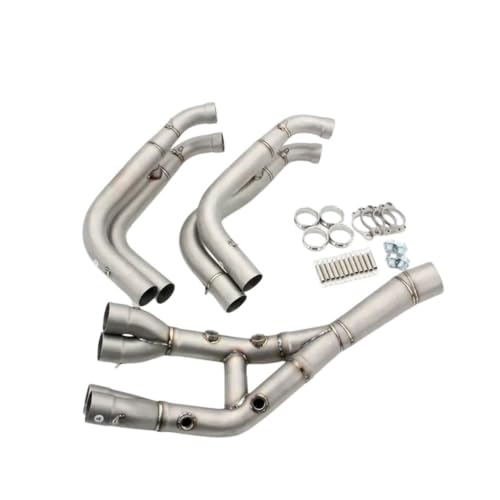 Tuyau d'échappement avant en acier inoxydable rigide pour S1000R 2021