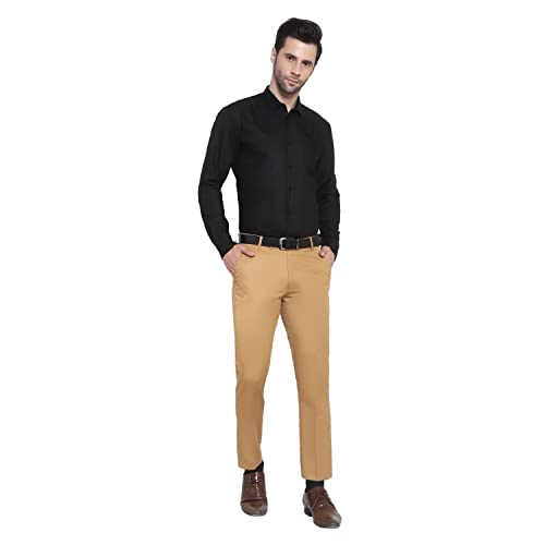 Image of Men Regular Fit Polycotton Trouser Pant's Formal Trouser Casual Trouser Pant