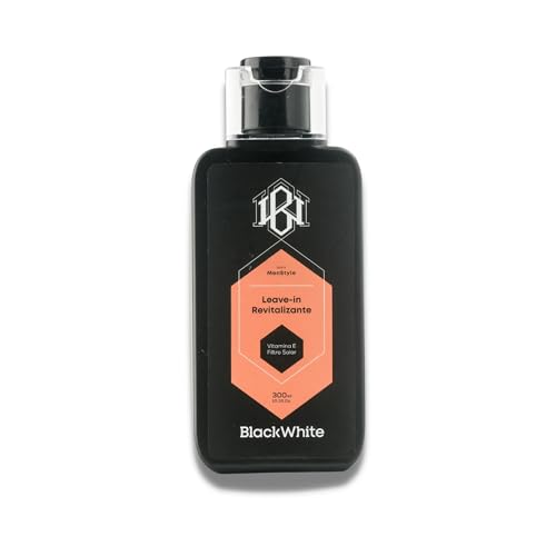 Leave-in Revitalizante 300ml Black White - Creme para Modelar com Vitamina E e Filtro Solar