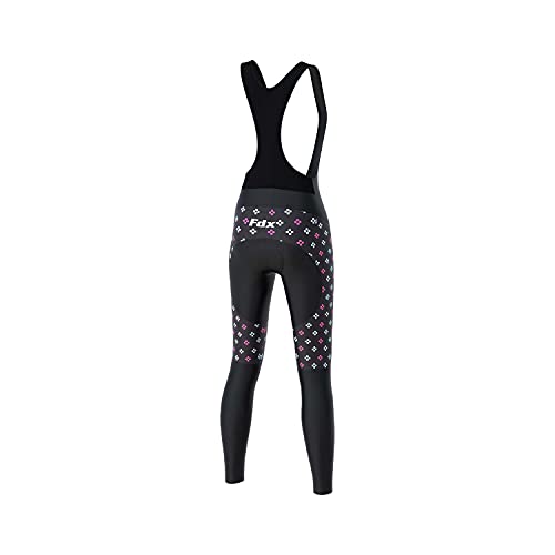 FDX Women’s Cycling Bib Tights, Lightweight, Windproof, Super Roubaix Thermal Fabric, Padded, Quick Dry Ladies Cycling… - Image 5