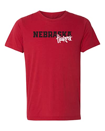 CornBorn Nebraska Cornhuskers Tshirts | Premium Super Soft Tri-Blend Tees