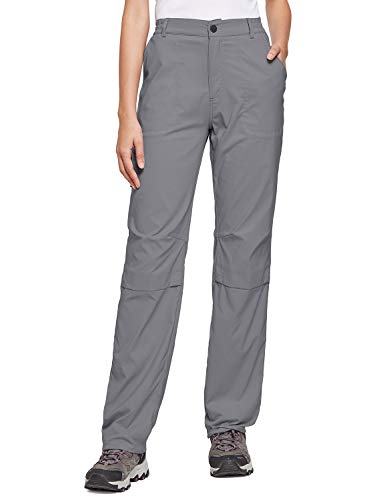 BALEAF Women's Lightweight Hiking Pants Convertible Roll Up UPF 50 Stretch Outdoor Capri Pants Water - //coolthings.us
